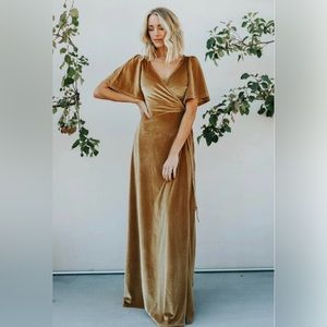 Baltic Born Meghan Velvet Wrap Dress